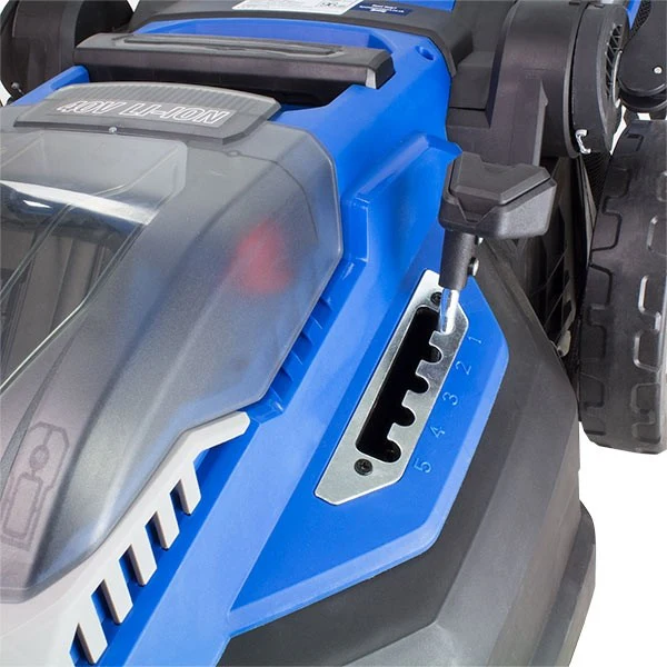 Hyundai 15" 40V Battery Lawn Mower – 5 Height Settings, 30L Collector, Plastic Deck - SKIN ONLY (HY38-E40) - Image 13