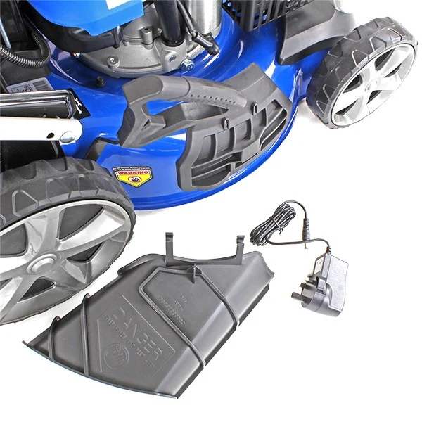 Hyundai 18" Self-Propelled Petrol Lawn Mower – 139cc, Electric Start, 6 Heights, OPC Safety, Hose Connector (HYM460SPE) - Image 10