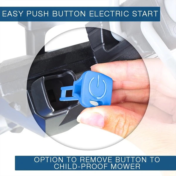 Hyundai 18" Self-Propelled Petrol Lawn Mower – 139cc, Electric Start, 6 Heights, OPC Safety, Hose Connector (HYM460SPE) - Image 11