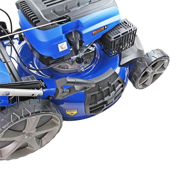 Hyundai 21" Petrol Lawn Mower Self-Propelled – 196cc Engine, Steel Deck, Easy Start, OPC Safety (HYM530SP) - Image 9