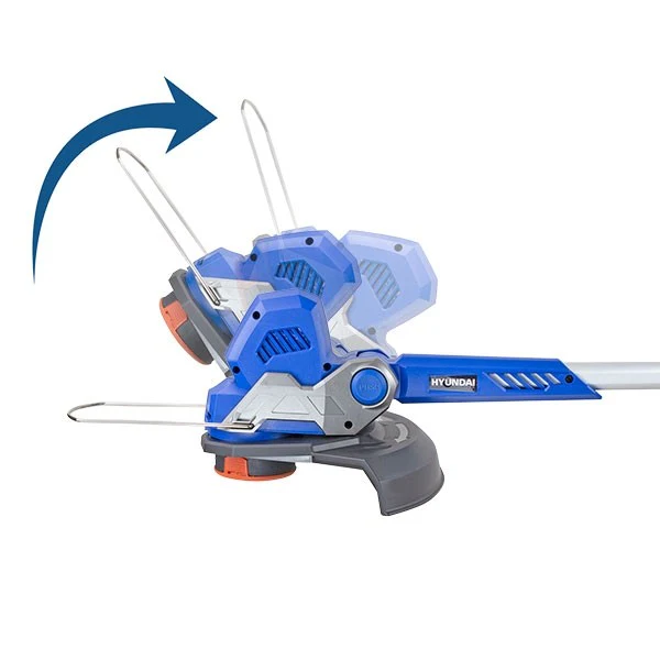 Hyundai 40V Battery Grass Trimmer - 330mm Cutting, Skin Only with Shoulder Strap, Cordless & Rechargeable - SKIN ONLY (HY40ST13) - Image 14