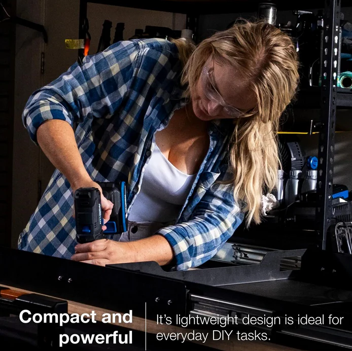 Hyundai 20V 40Nm Cordless Drill Driver, 2Ah Battery and Charger, 2-Speed, LED Light, 13 mm Chuck - Image 11