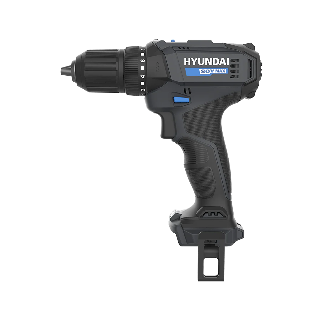 Hyundai 20V 40Nm Cordless Drill Driver, 2Ah Battery and Charger, 2-Speed, LED Light, 13 mm Chuck - Image 15