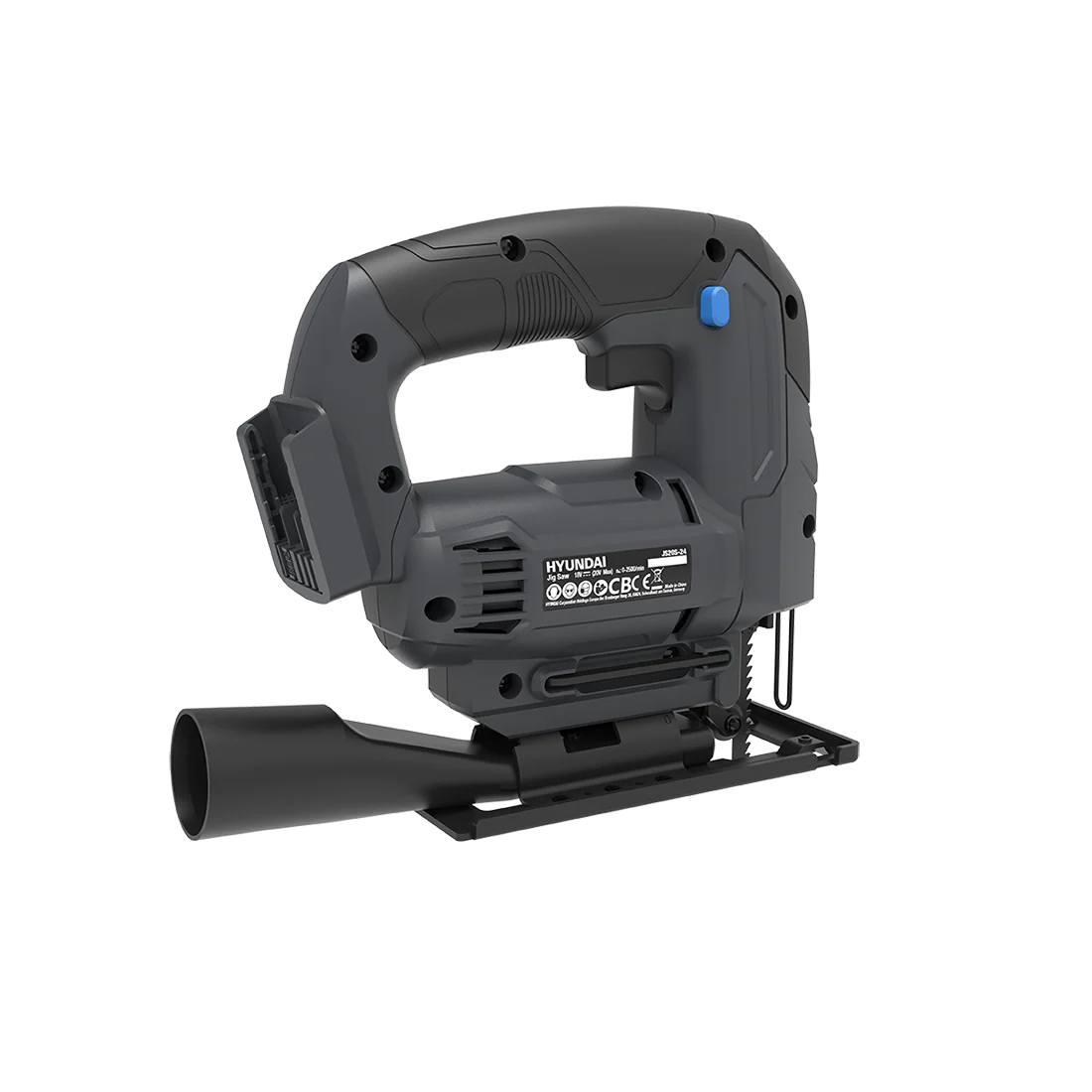 Hyundai 20V Cordless Jigsaw – Variable Speed, Tool-Free Blade, 45° Bevel, Dust Adapter - SKIN ONLY (JS20S-24) - Image 12