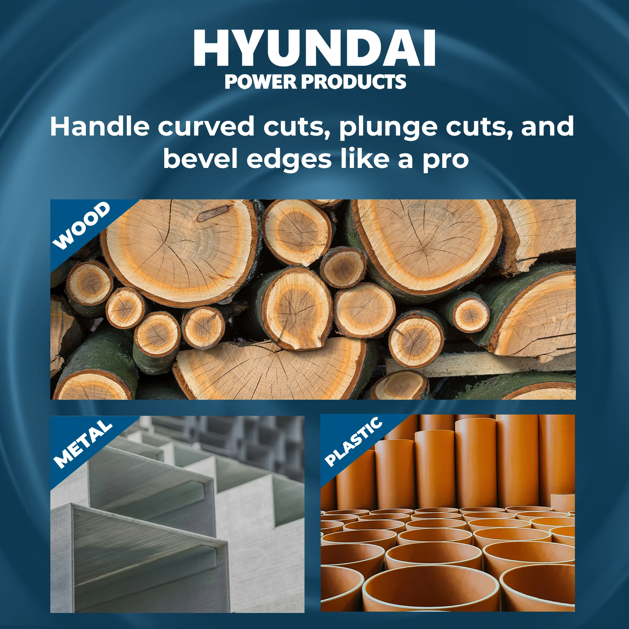 Hyundai 20V Cordless Jigsaw – Variable Speed, Tool-Free Blade, 45° Bevel, Dust Adapter - SKIN ONLY (JS20S-24) - Image 7