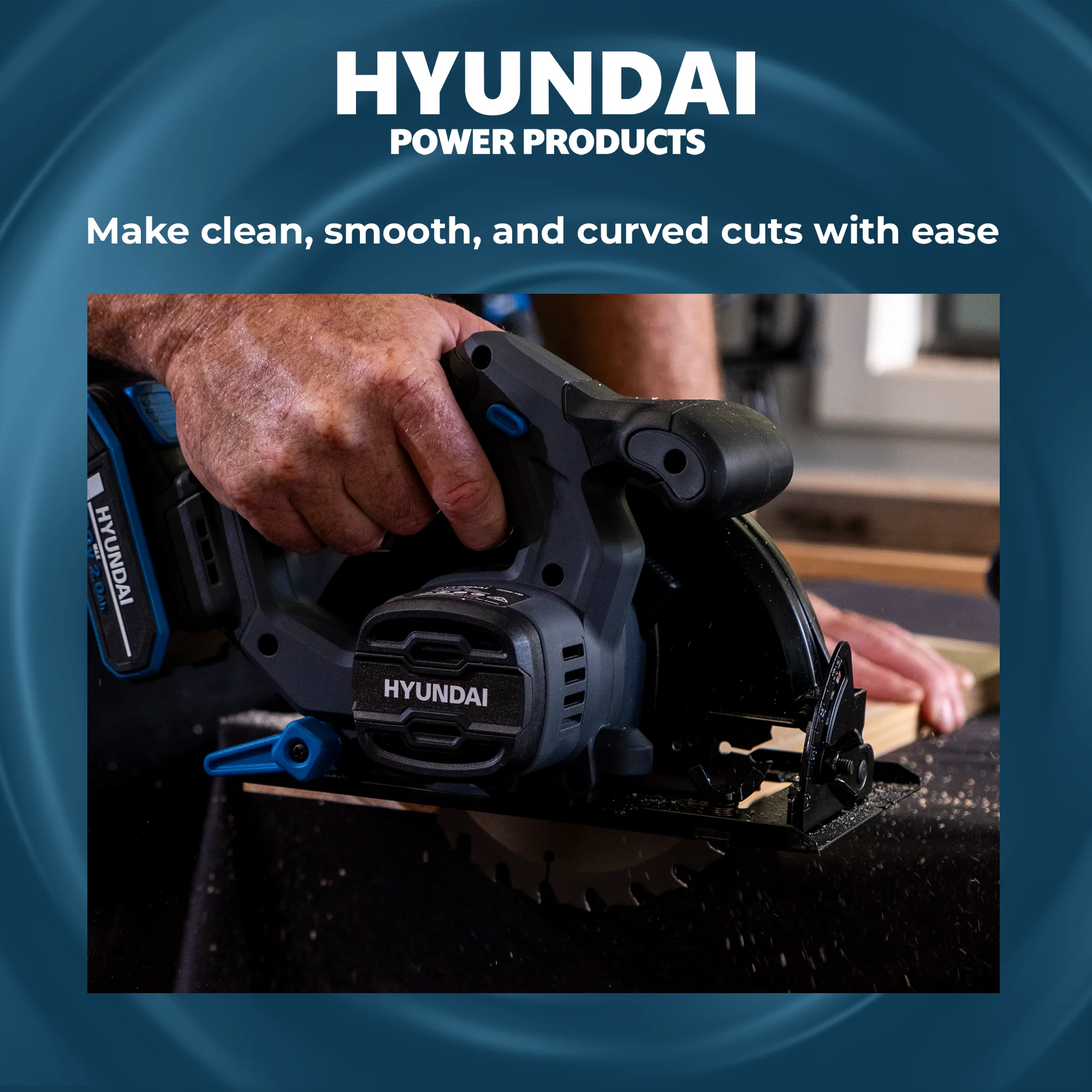 Hyundai 20V Brushless Jig Saw – Adjustable Base, 4-Stage Pendulum, LED, Variable Speed - SKIN ONLY (JS20X-26) - Image 6