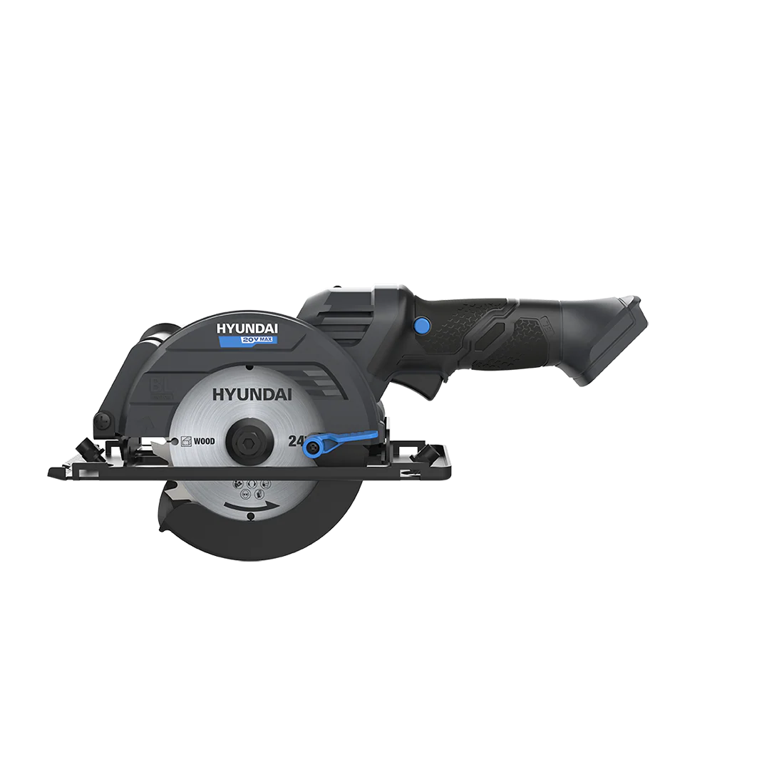 Hyundai 20V Brushless Mini Circular Saw – 120mm Blade, 41mm Cut Depth - SKIN ONLY (CS20X-120) - Image 11