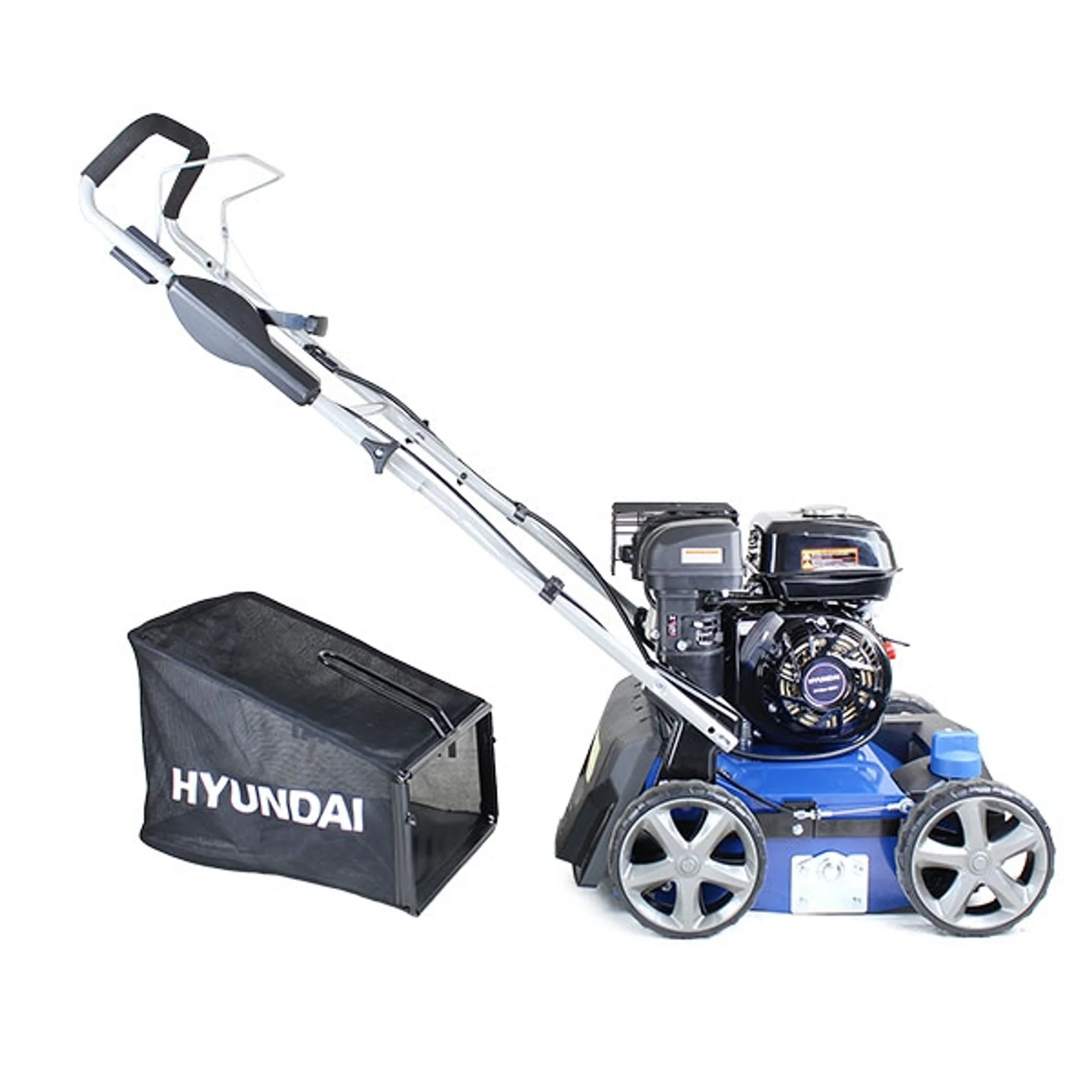 Hyundai Petrol Lawn Scarifier & Aerator 2-in-1 – 212cc Engine, 400mm Width, 45L Catcher. (HYSC210) - Image 14