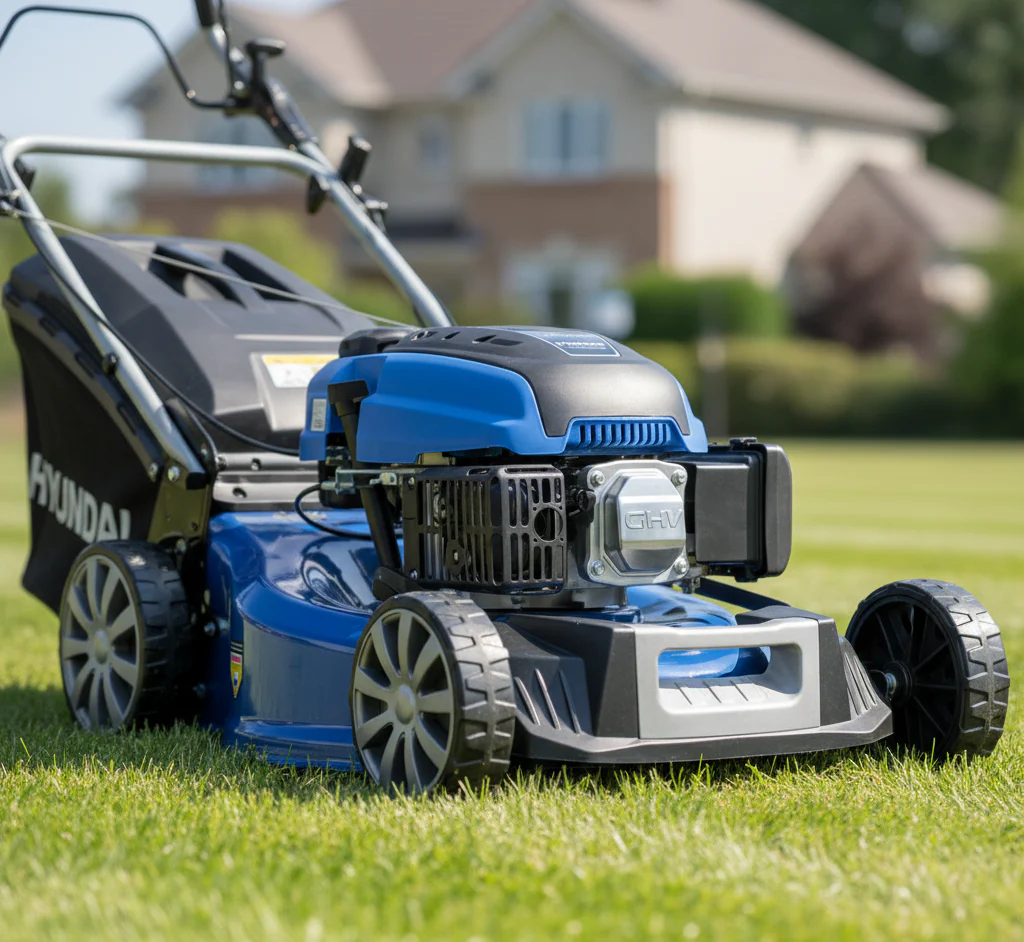 Hyundai 19” Self-Propelled Petrol Roller Lawn Mower – 48cm Roller, 139cc Power, Striping Finish | HYM480SPR - Image 8