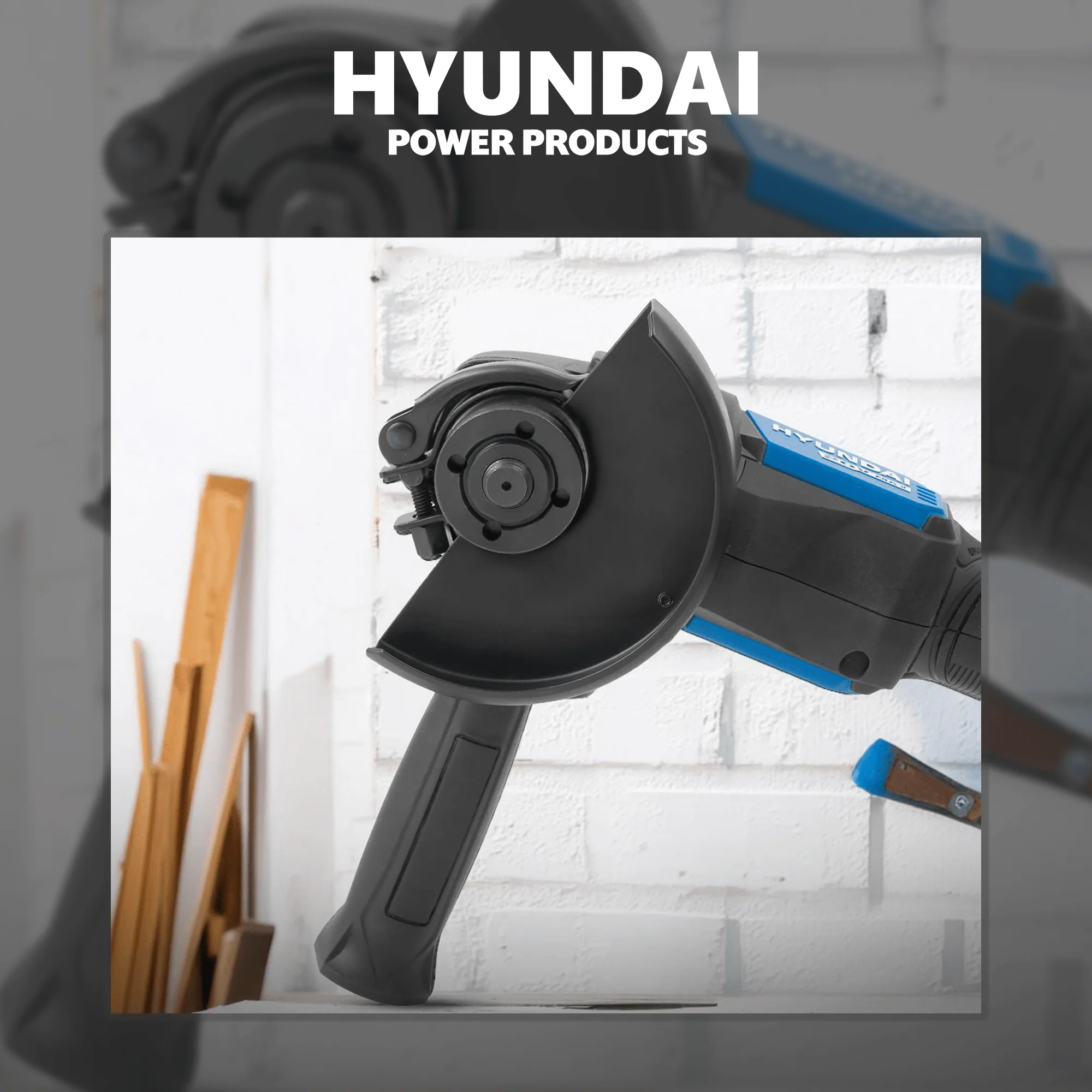 Hyundai Power 2 Piece Kit - Impact Driver + Angle Grinder, 2 x Batteries 2Amp & 4Amp + Charger ( HPK102 ) - Image 9