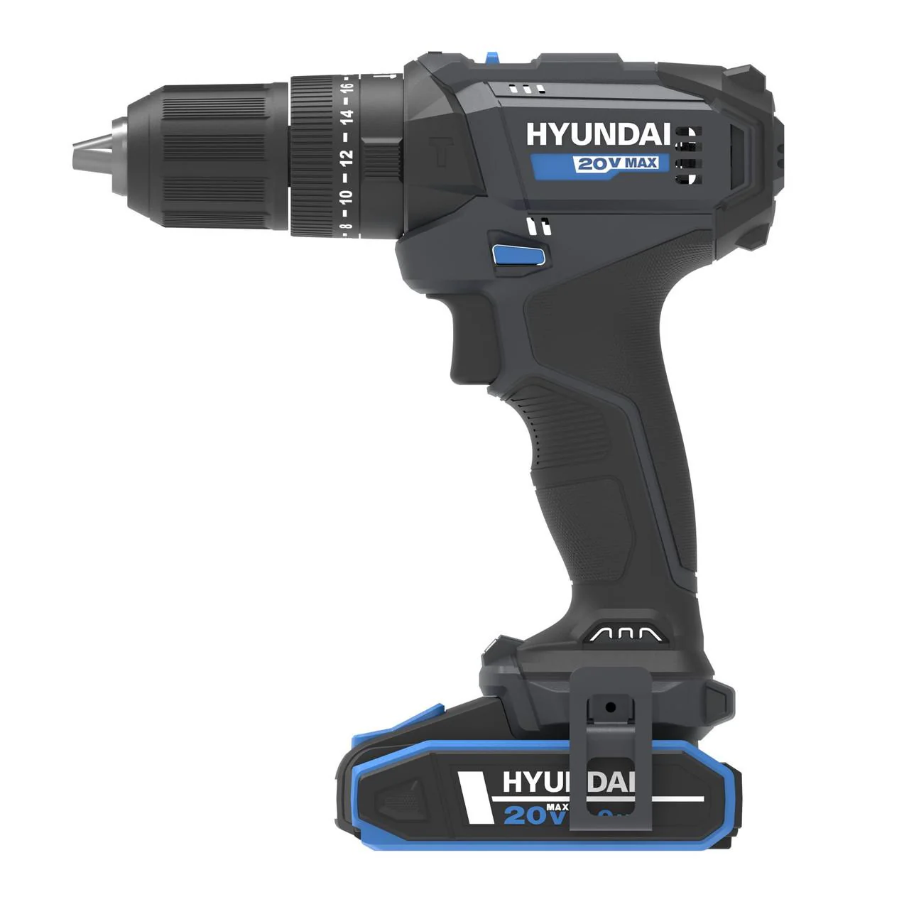 Hyundai 20V Cordless Hammer Drill Kit – 50Nm Power + 75pc Tool Set + 2.0Ah Battery & Fast Charger | Home DIY, Furniture Assembly, Repairs (HD20S-50TT) - Image 17
