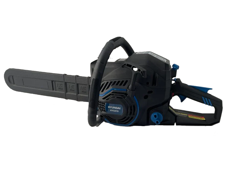 Hyundai 18" Petrol Chainsaw – 53cc 2-Stroke, Oregon Bar, Anti-Vibration, Auto Chain Lube, Kick-Back Protection (HY5310) - Image 11