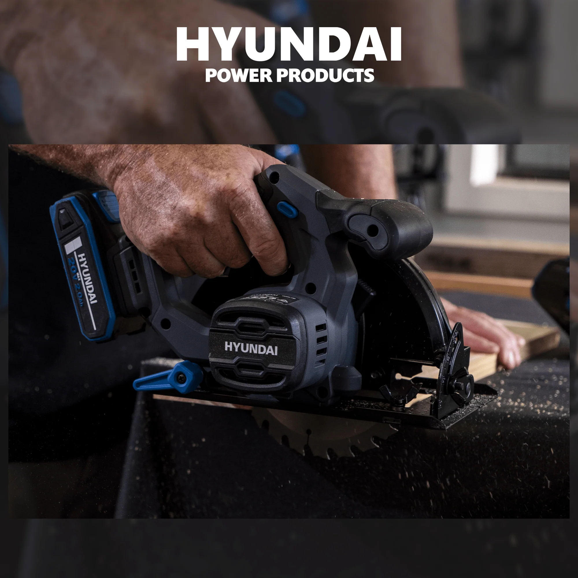 Hyundai Power 3 Piece Kit - Impact Driver + Circular Saw + Jigsaw + 4Amp Battery + Charger ( HPK103 ) - Image 8